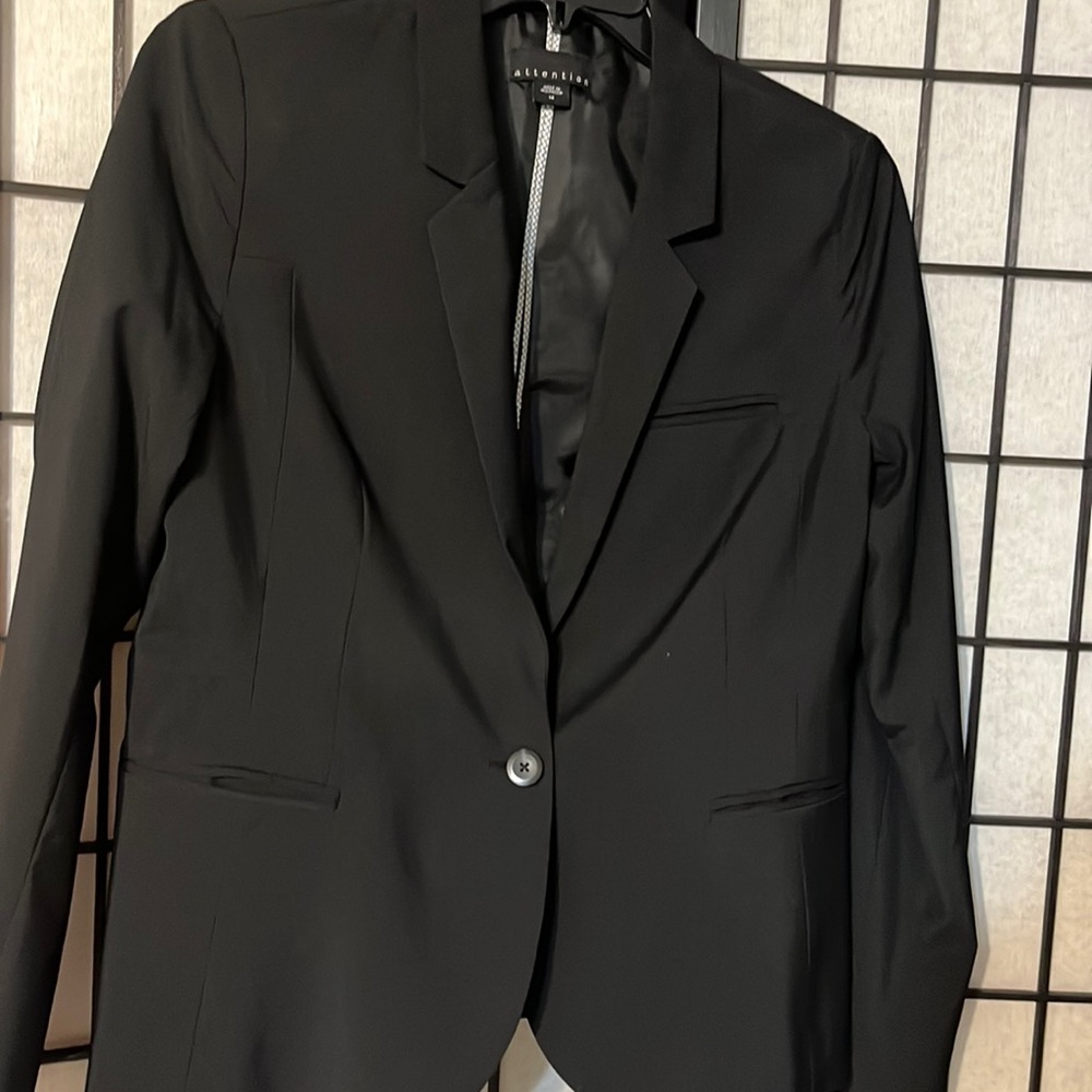 Attention Women's Black Blazer, sz 14